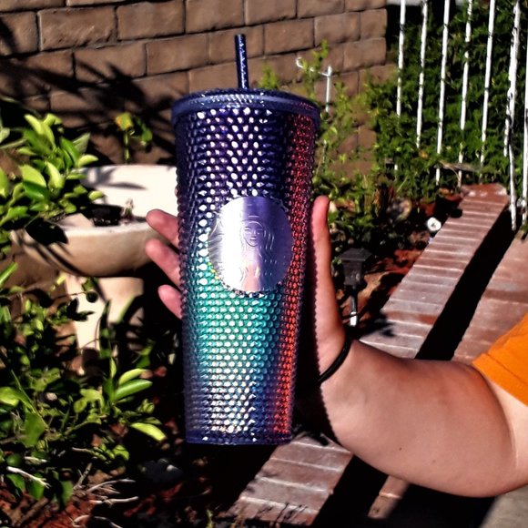 NWT, BEAUTIFUL STARBUCKS SUMMER 2021 STUDDED CUP. - Picture 1 of 2